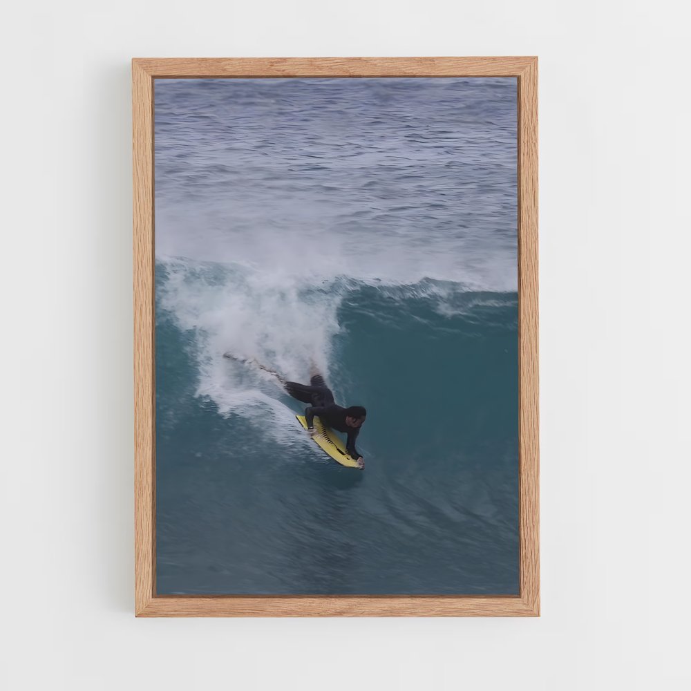 Poster Surf en Fusion – affiche Bodyboard (vue 4)